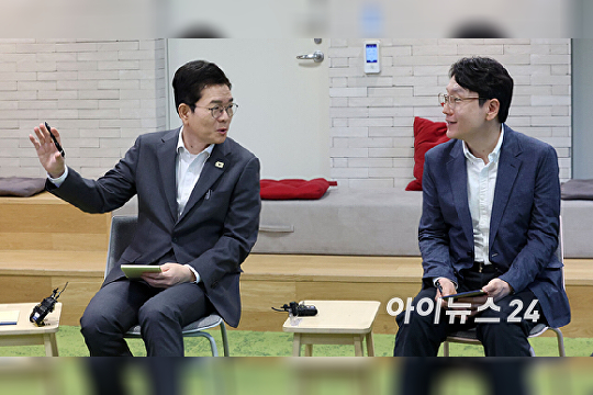   LG사이언스파크 방문한 정원오 서울시장