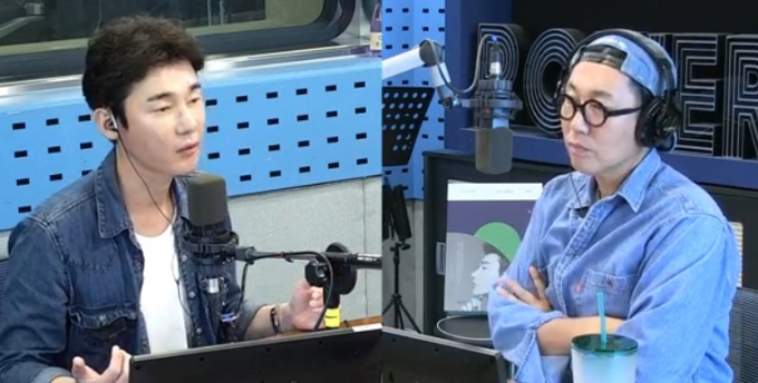 허지웅이 '김영철의 파워FM'에 출연했다. [사진=SBS 라디오 방송 캡처]