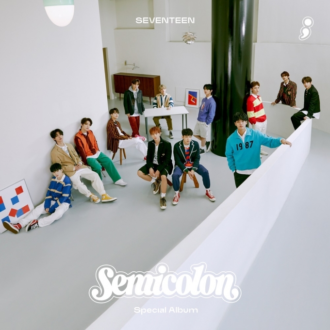 세븐틴 스페셜 앨범 'Semicolon' 단체 사진 [사진=플레디스엔터테인먼트 ]