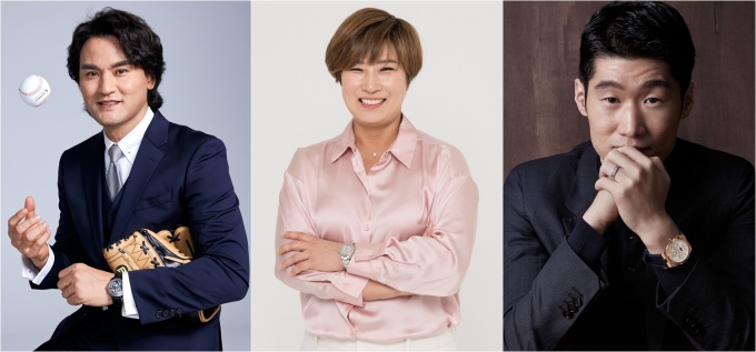 박찬호와 박세리, 박지성이 MBC 예능프로그램 '쓰리박'에 출연한다.  [사진=팀육십일 /바즈인터내셔널 /에투알클래식]