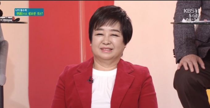 혜은이가 '아침마당'에 출연했다.  [사진=KBS 방송화면 캡처]