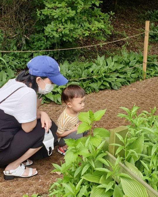 전 프로골퍼 박민정이 둘째를 임신했다고 밝혔다.  [사진=박민정 인스타그램]